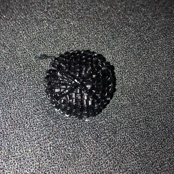 Vintage John Meyer of Norwich wool blazer with beaded shawl collar size 16 - Picture 11 of 12